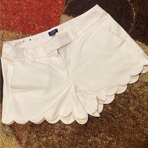 J Crew scallop shorts